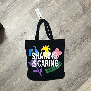 Urban Outfitters Black Tote with Colorful Graphic